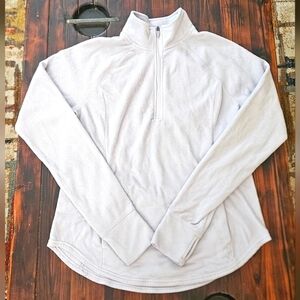 Old Navy Women's Purple Quarter-Zip Fleece Pullover Sz L
